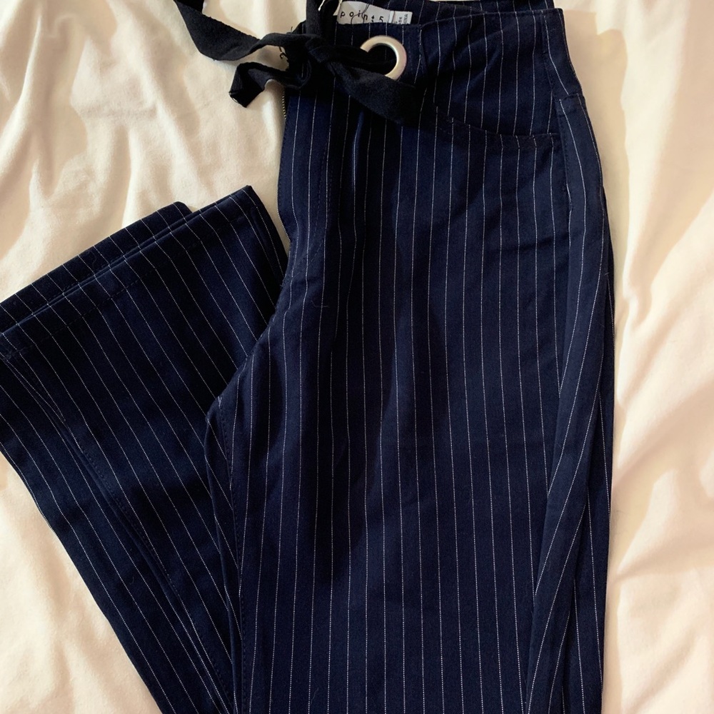 NWT Blue Pinstripe Pants